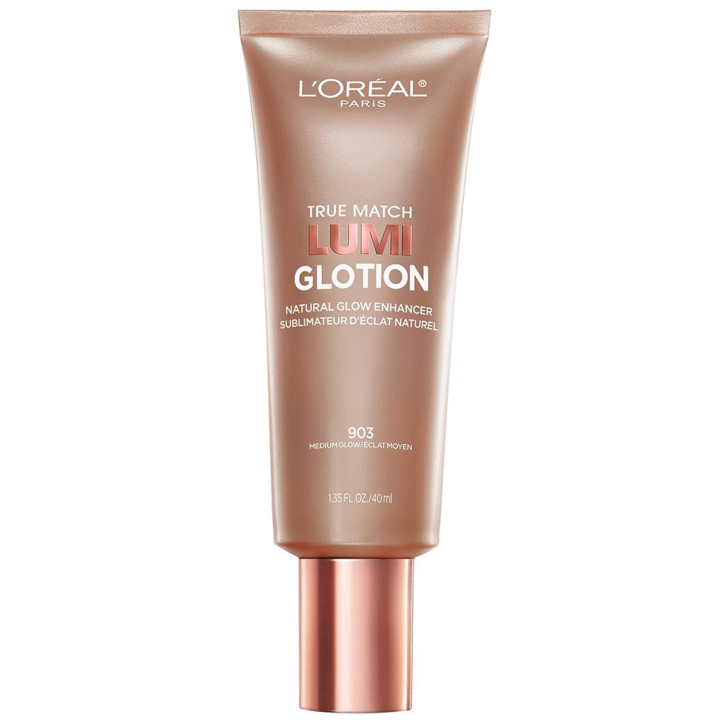 L’Oréal Paris True Match Lumi Glotion – Natural Glow Enhancer, Illuminator Highlighter, Bronzing Drops for a Sun-Kissed Glow