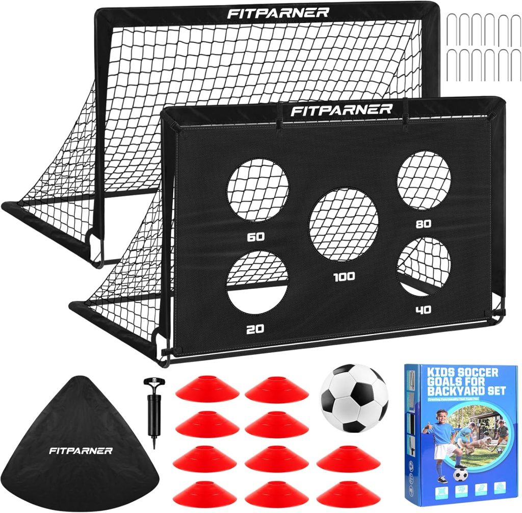 Soccer Goals 10/12/14 Equipment Set Review — Portable Soccer Nets for Kids Aged 3-14
